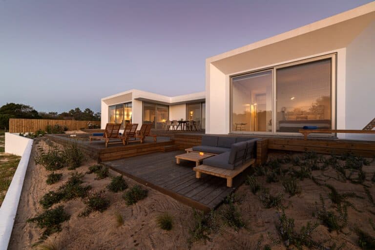 Modern villa with pool and deck